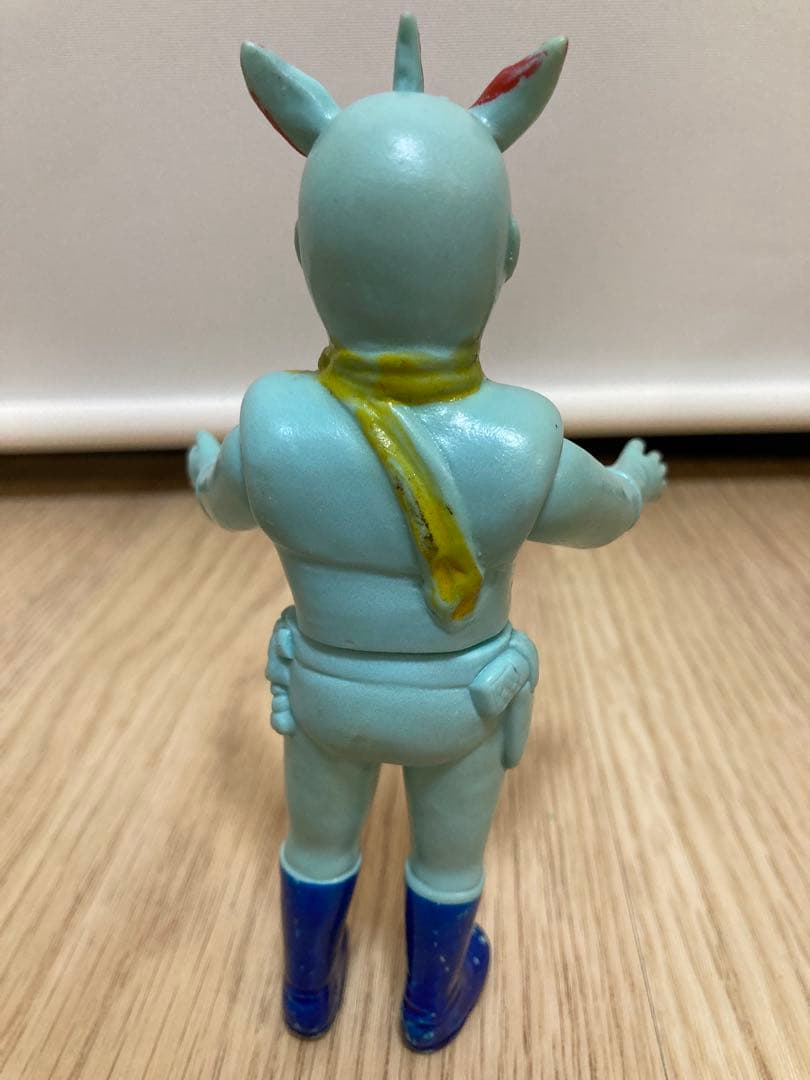 当時物　希少　イナズマン ソフビ ブルマァク